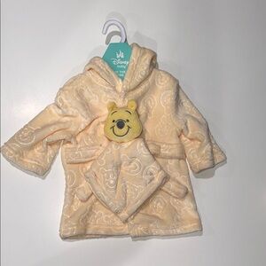 Disney Cream Winnie the Pooh Infant Robe Set